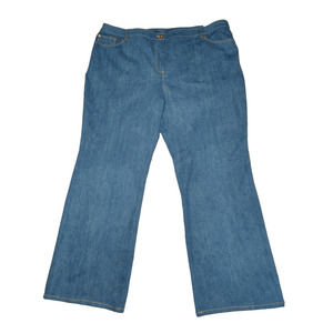 NWT Sag Harbor Slimming Solution Stretch Jeans size 24 Straight leg